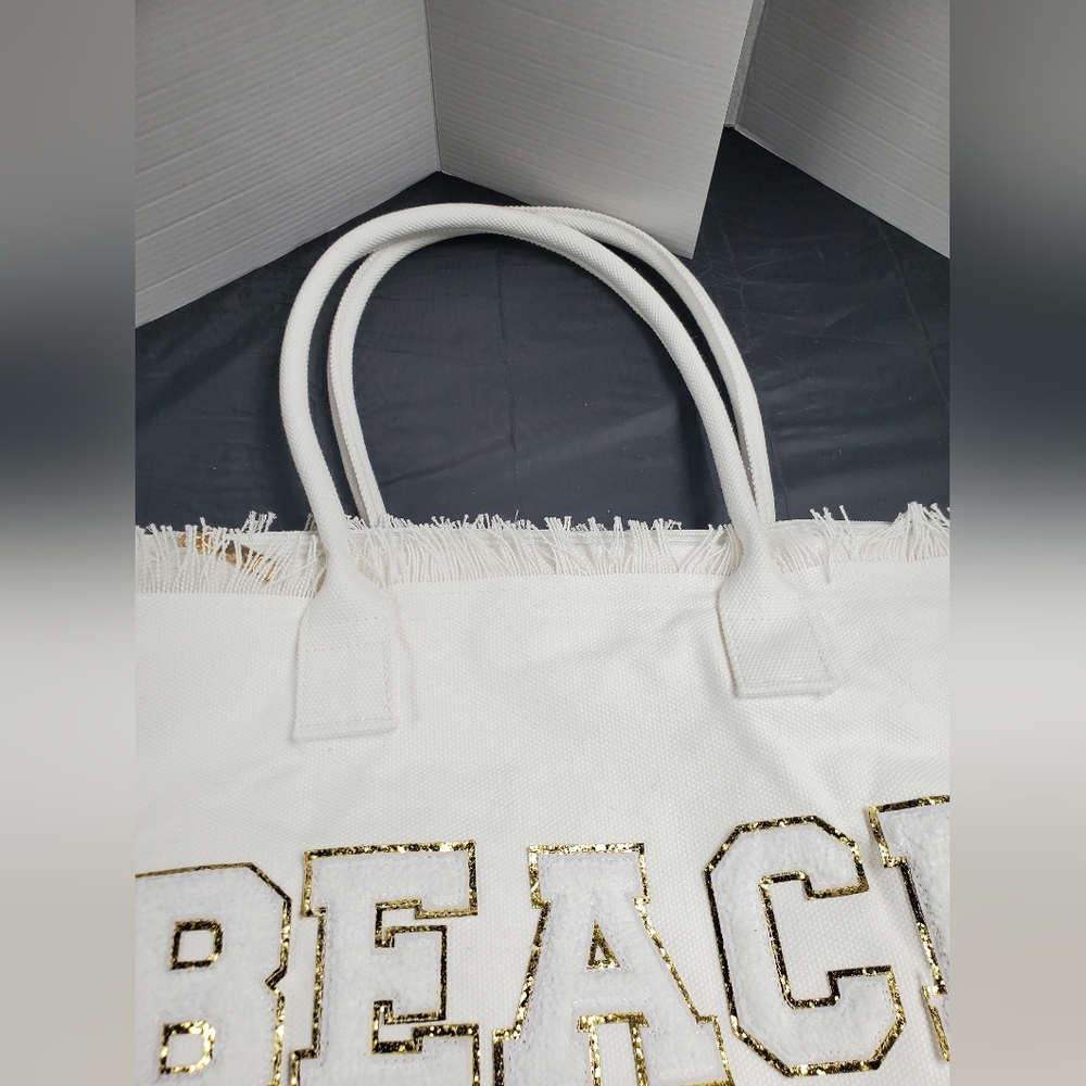 NWOT Women's Beach Shoulder Summer Tote Bag - Picture 3 of 12